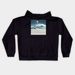 Snowy planet Kids Hoodie